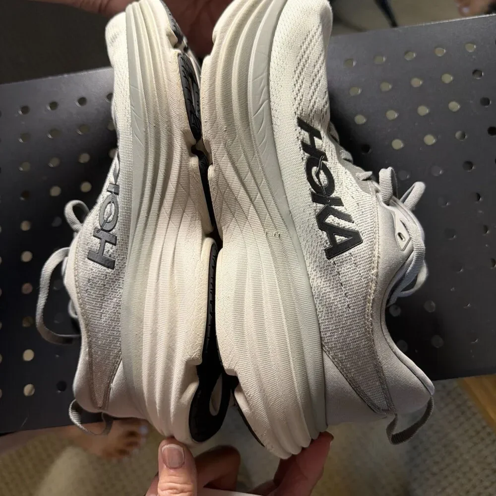 Hoka M One One Bondi 8 Gray Men’s Sneakers 8.5D